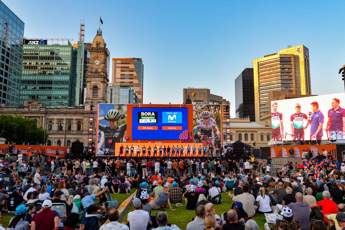 The team presentation took place in Adelaide