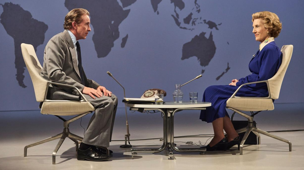 Brian Walden (played by Steve Coogan) and Margaret Thatcher (Harriet Walter) go head-to-head in this two-part dramatisation of their famous 1989 TV interview