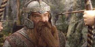 Gimli looks angry The Lord of the Rings
