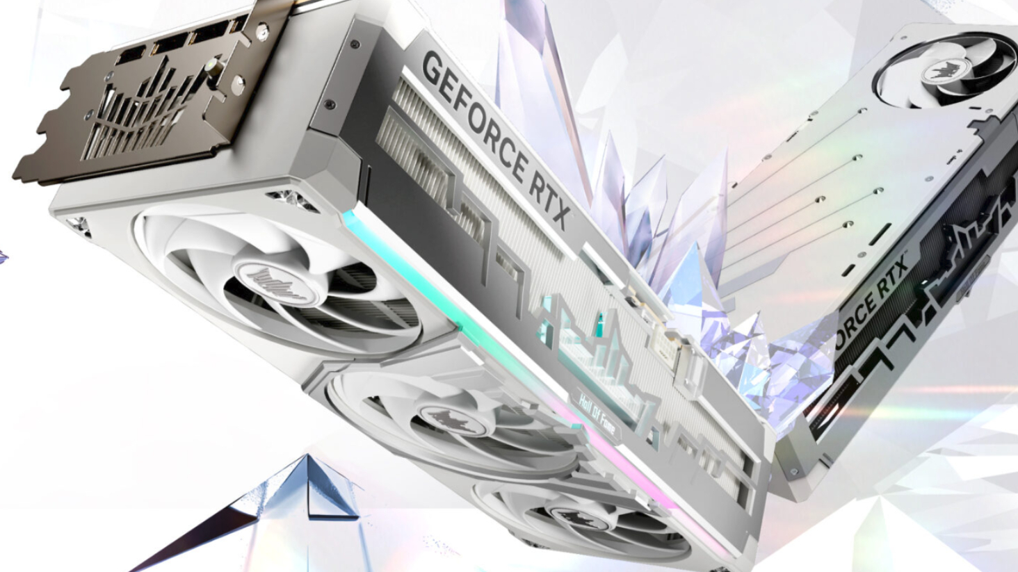 Galax GPU on a white background.