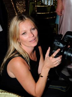 Kate Moss at a Marie Curie Fund Raising Dinner