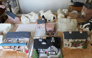 Youlgrave recreated in cake by Lynn Nolan