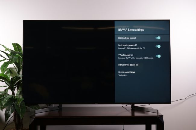 sony bravia screen settings locked