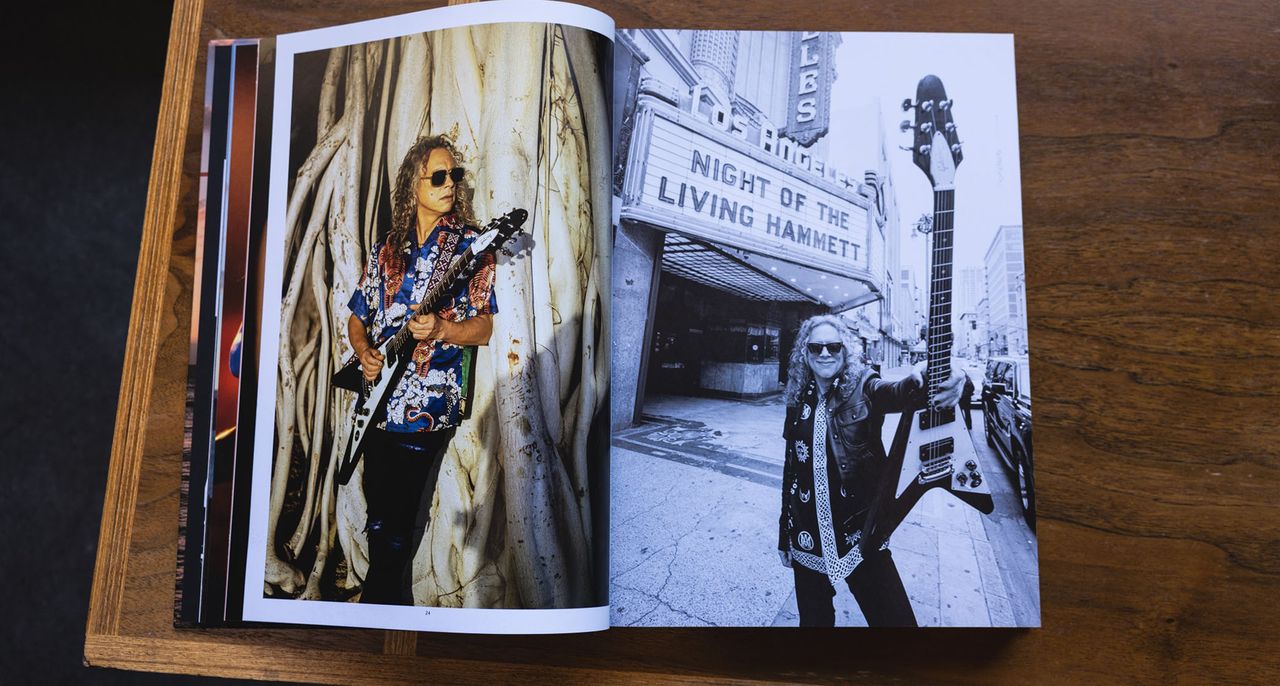 The Collection: Kirk Hammett is a 400-page coffee table book documenting the Metallica lead guitarist's epic gear arsenal, telling the stories behind them.