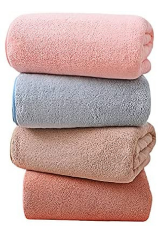 Best bath towels: Wukong Microfiber Bath Towels