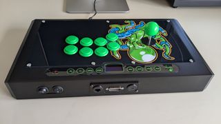 An image of the top and rear of the Octopus Arcade Stick