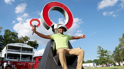 GettyImages-1412066787 Tony Finau Rocket Mortgage Classic 2022