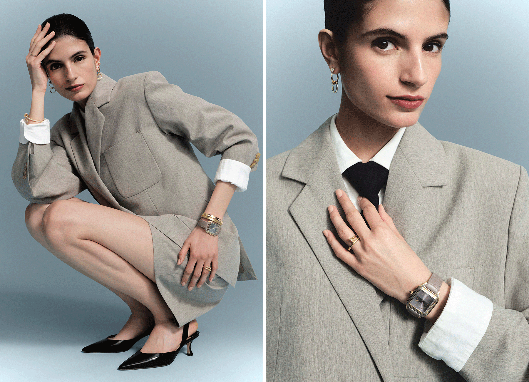 Models dressed in the right trend