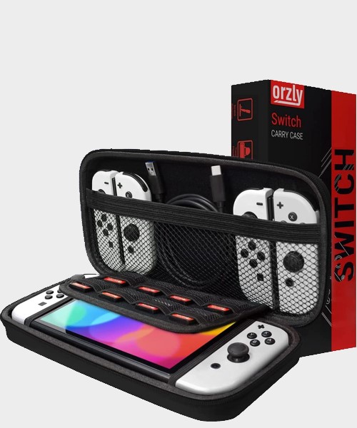  Accessories Bundle for Nintendo Switch OLED Model(2021): Super  Kit with Carrying Case, Screen Protector, Steering Wheels, Joycon Grips,  Charging Dock, Playstand, Protective case and More (23 in 1) : Video Games