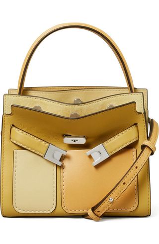 Petite Lee Radziwill Pocket Leather Double Bag