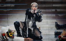 Madonna, performs live on stage after the 64th annual Eurovision Song Contest held at Tel Aviv Fairgrounds on May 18, 2019 in Tel Aviv, Israel. 