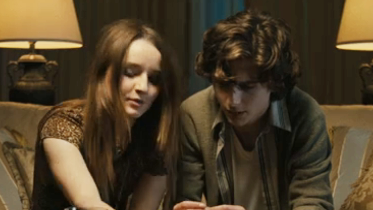 Caitlin Dever and Timothee Chalamet in Beautiful Boy