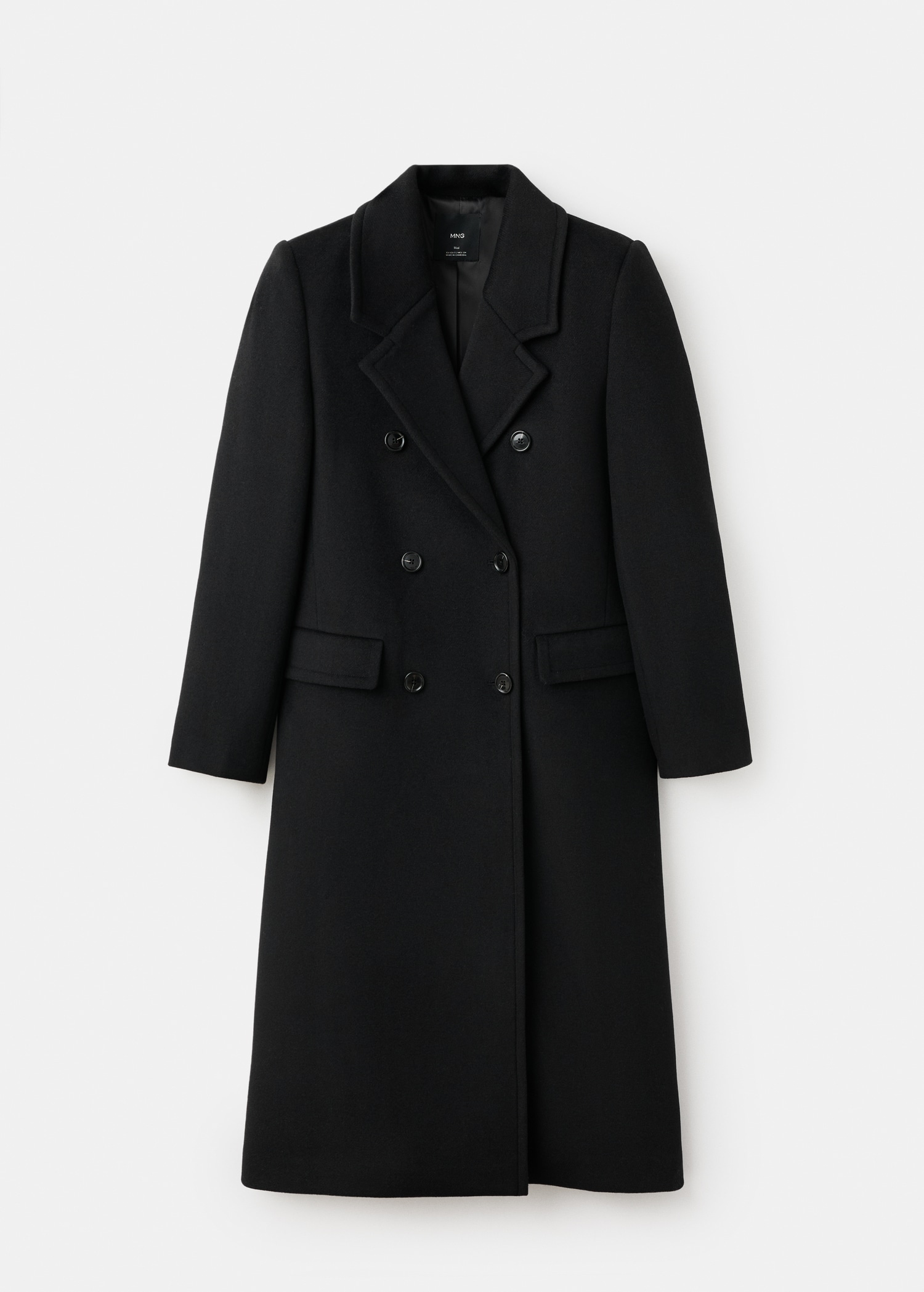 Double-Breasted Wool Coat - Women | Mango Usa