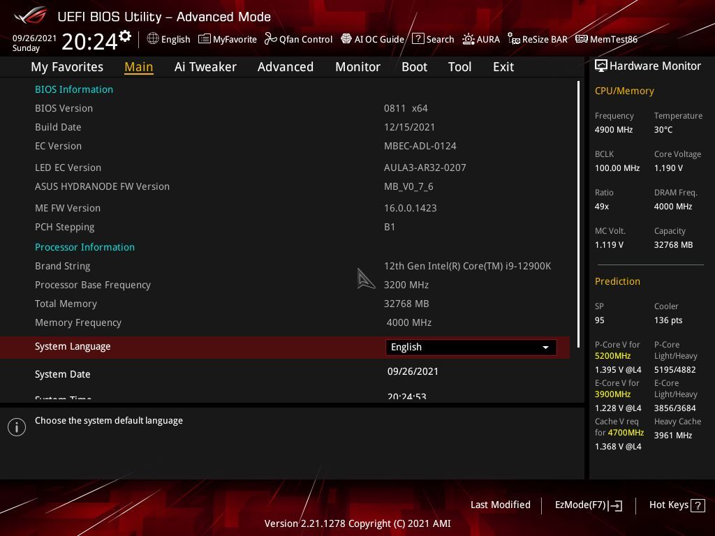 Asus ROG Strix Z690-E Gaming WIFI