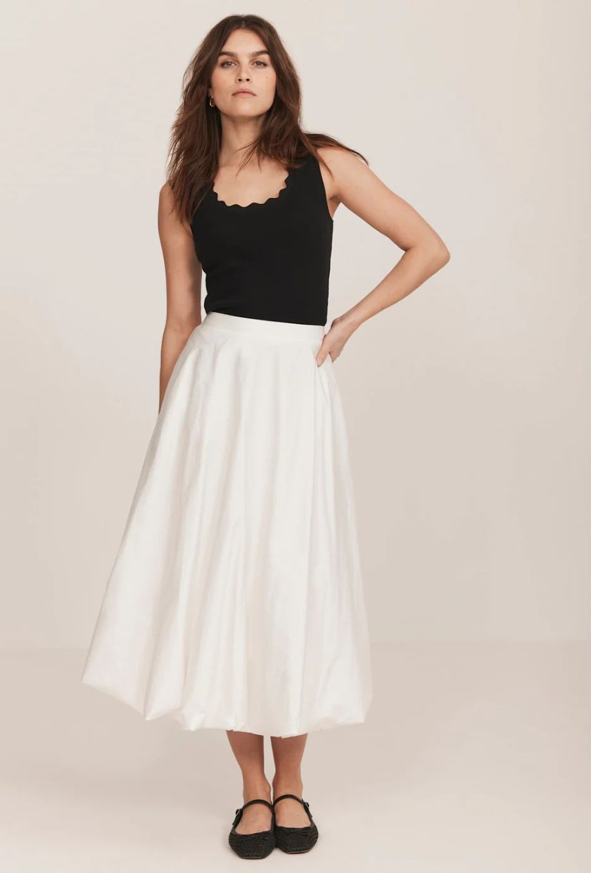 Mint Velvet, Cotton Bubble Skirt
