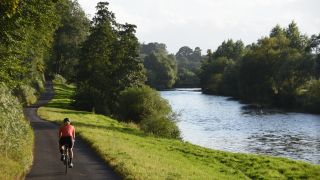 Scenic cycling shot from Britain’s Best Bike Ride book