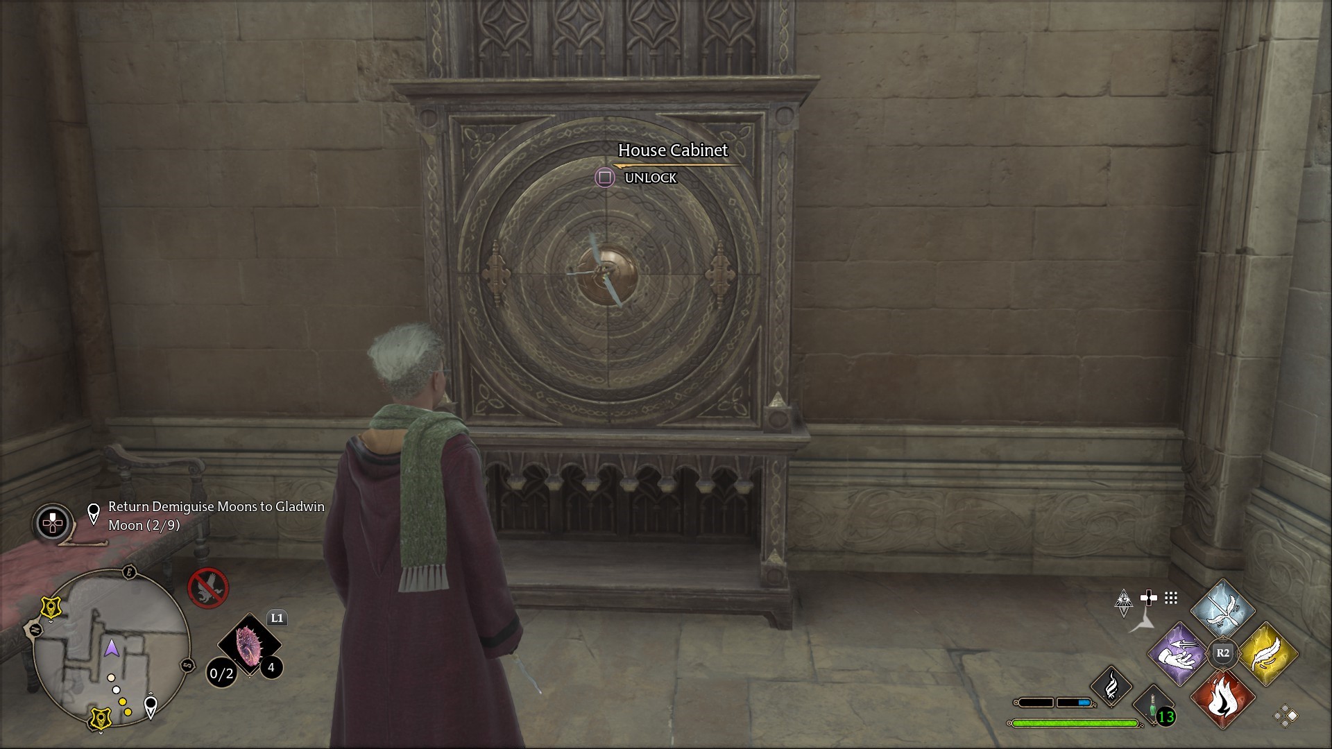 Hogwarts Legacy Daedalian Key location in the Entrance Hall