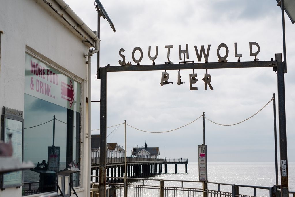 The stage start was on Southwold pier