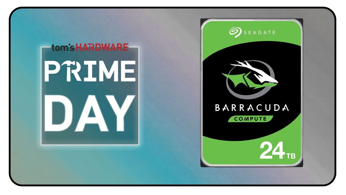 Seagate's iconic 24TB BarraCuda HDD is 18% off in this rival Prime Day sale, just $0.01 per GB — 16TB BarraCuda is also on sale