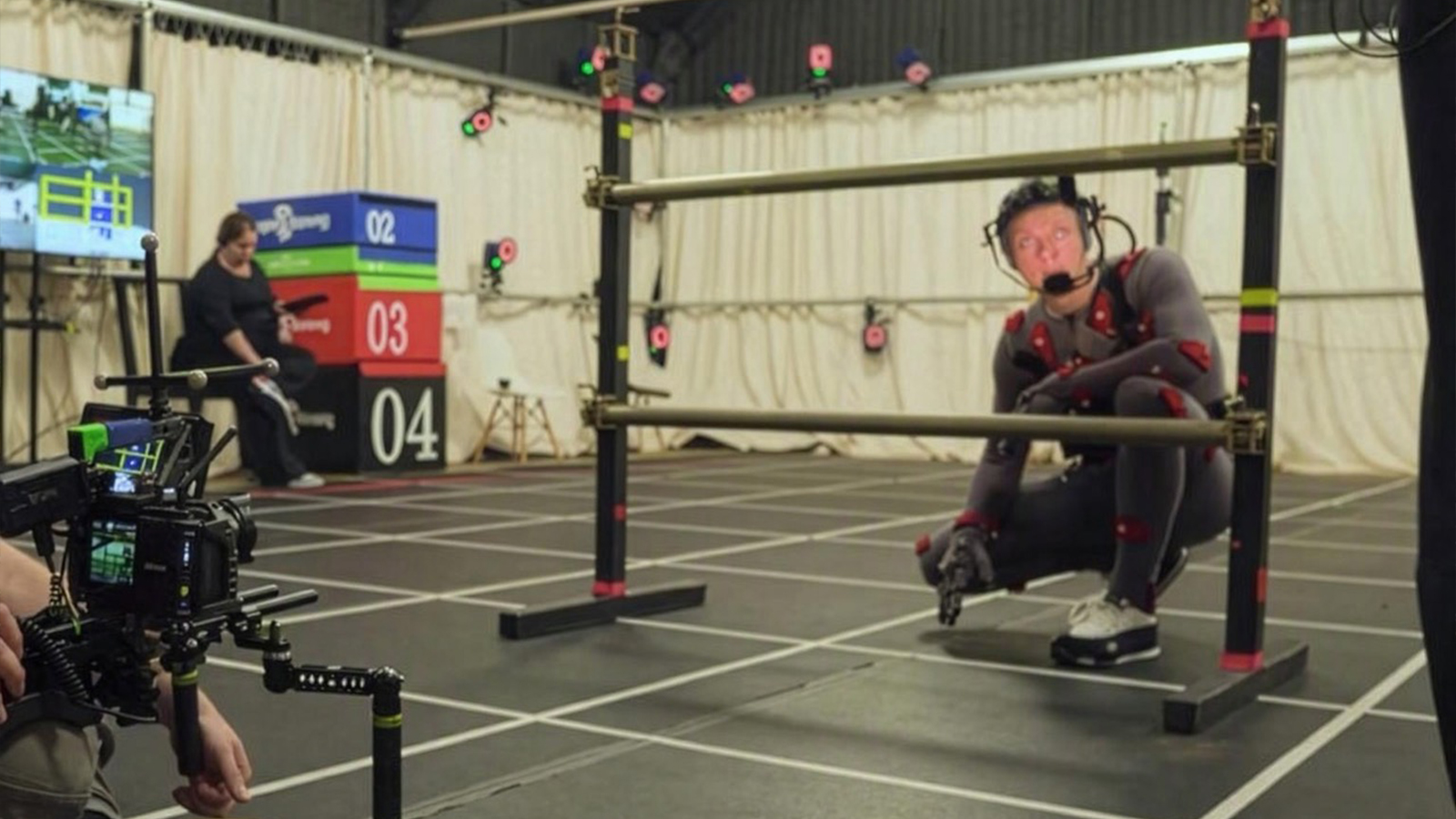 People on a motion capture set