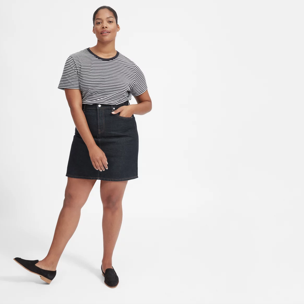 everlane pencil skirt