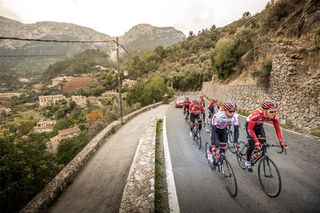 Lotto-Soudal training in Majorca. Photo: Martin Paldan/GripGrab Media Crew