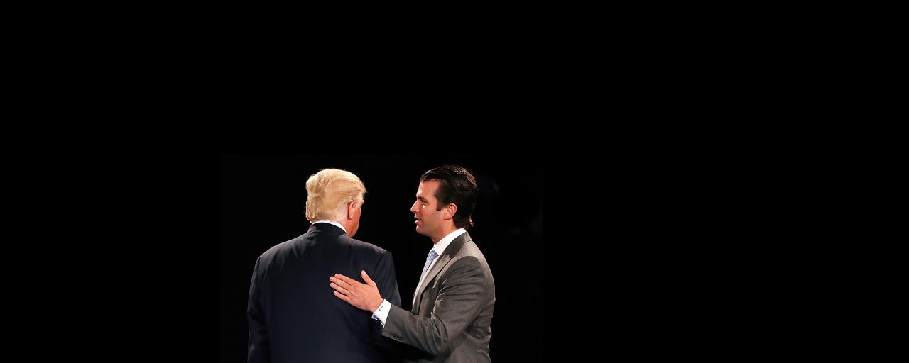 President Trump and Donald Trump Jr.