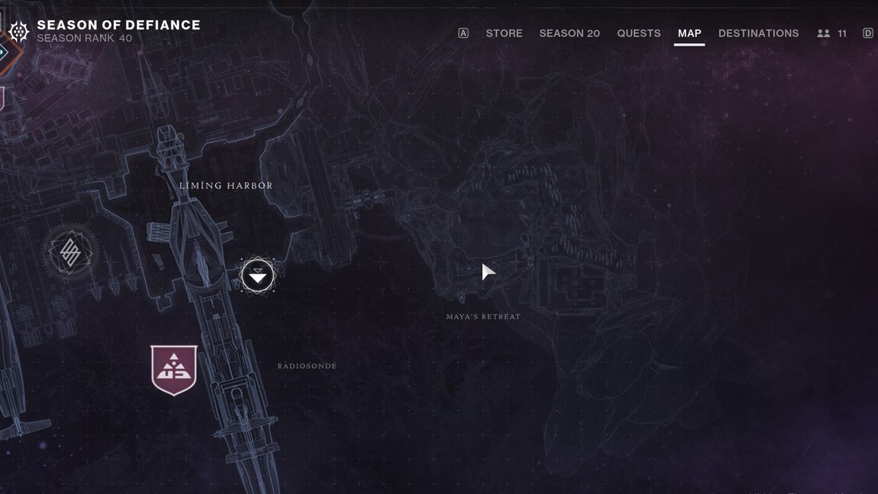 Destiny 2 action figure location in Maya's Rest