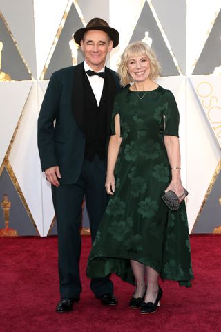 Mark Rylance & Partner At The Oscars 2016