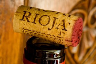 CORK FROM A BOTTLE OF RIOJA RED WINE