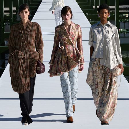 models on the Dior 2026 fashion show runway