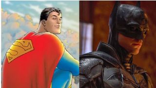 DC Comics Superman and Robert Pattinson as Batman