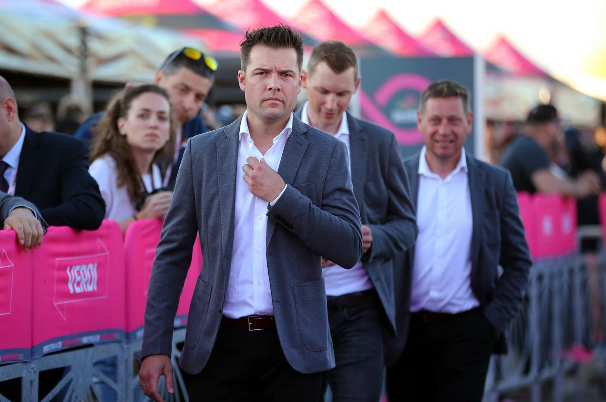 LottoNL-Jumbo sports director Addy Engels at the team presentation