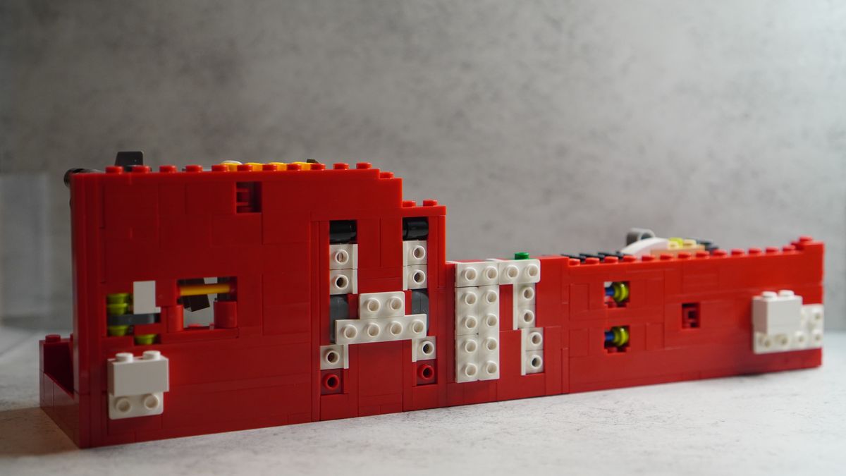 Lego Marvel Logo &amp; Minifigures set in progress