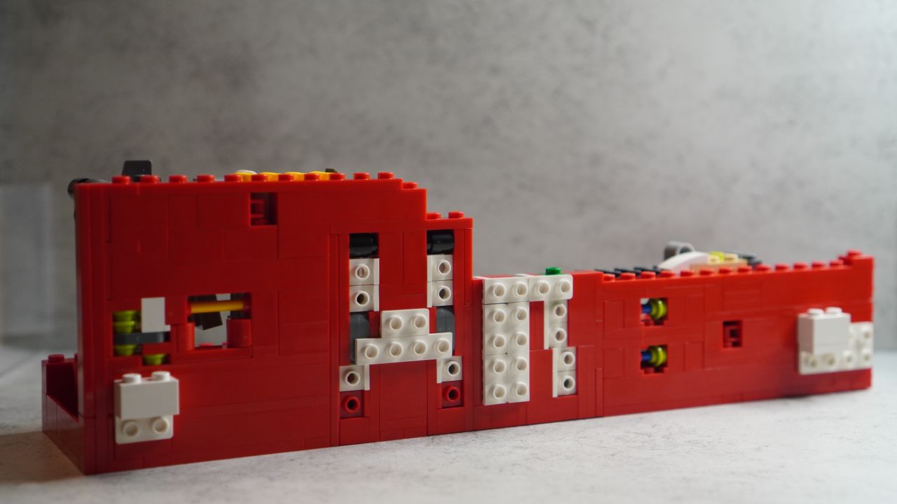 Lego Marvel Logo &amp; Minifigures set in progress