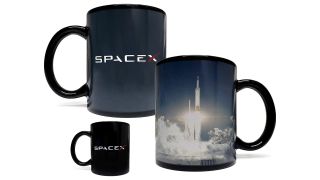 spacex mug with white background