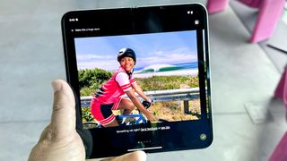 Google Pixel 9 Pro Fold Reimagine photo editing feature in Magic Editor