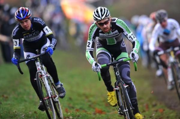 Jamie Driscoll powers on, on a frosty Belgian day