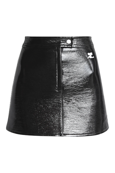 Courreges, Reedition Vinyl Mini Skirt