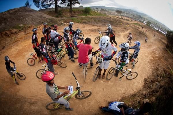 A group of riders