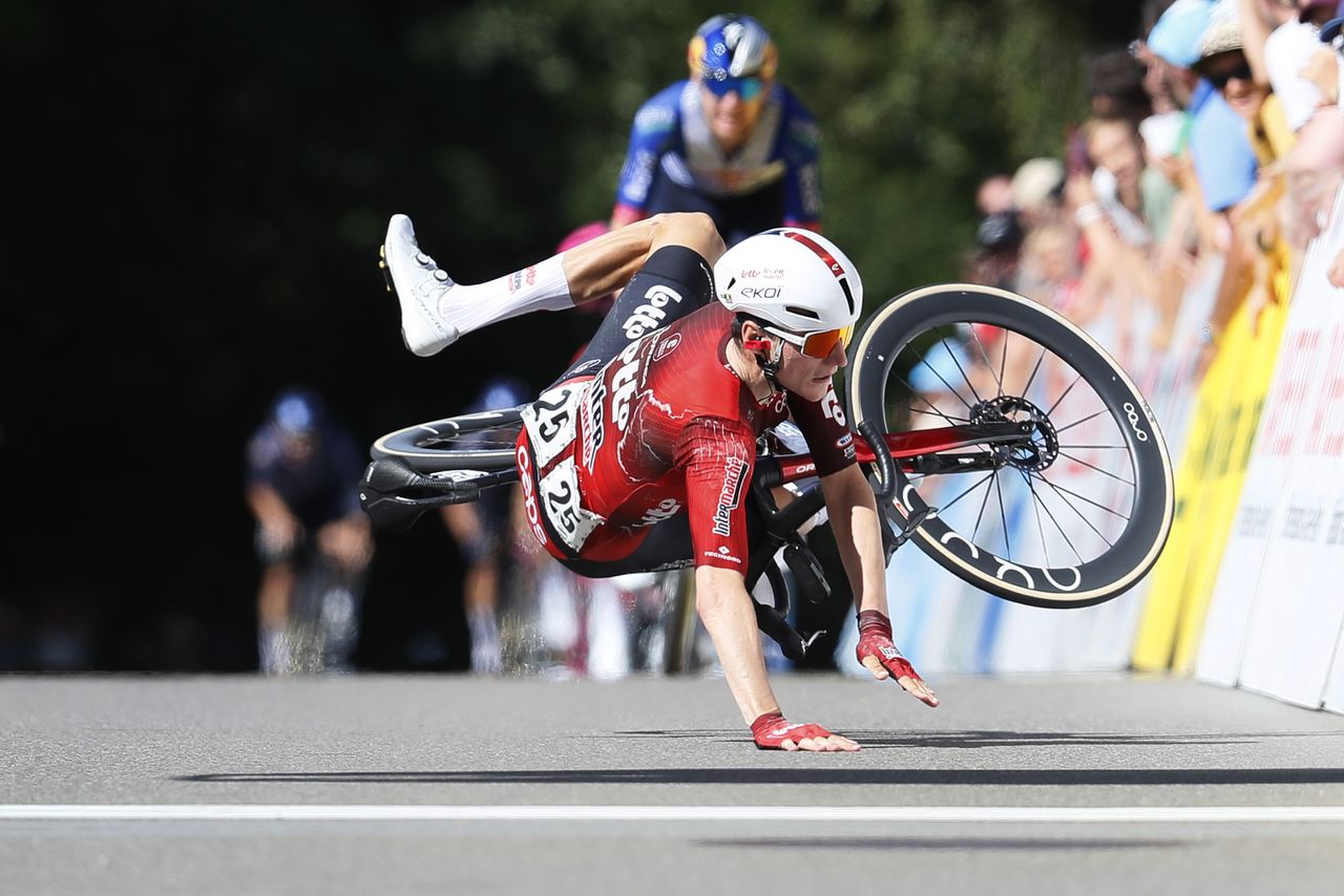 Crashing over the finish line, Liam Slock delivers an unforg