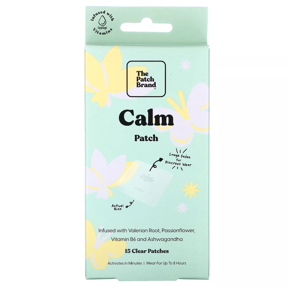 The Patch Brand Calm Patch, 15 Clear Patches
