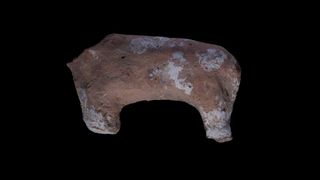 Archeolodzy znaleźli gliniane figurki, w tym krowy.