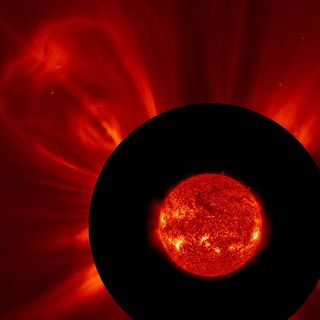 Solar Prominence Eruption Expansion