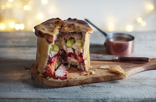 Christmas dinner pie