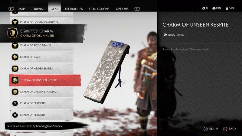 Ghost Of Tsushima Utility Charm