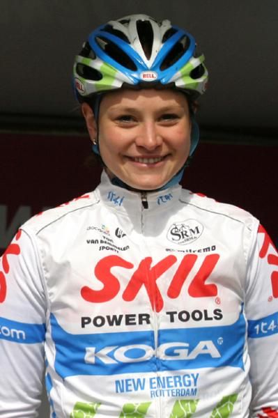 Roxanne Knetemann (Skil-Shimano) is following in her father's footsteps