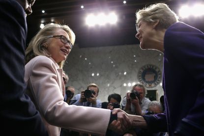 Hillary Clinton and Sen. Elizabeth Warren (D-Mass.)