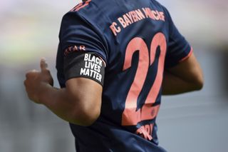 Bayern's Serge Gnabry a ‘Black Lives Matter’ armband