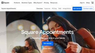Square Appointments website screenshot